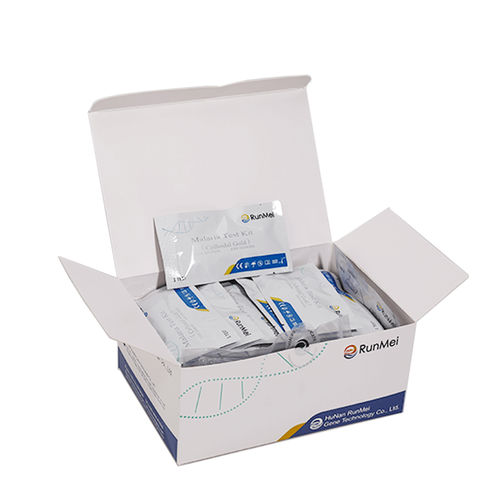 Prueba rápida de malaria - HUNAN RUNMEI GENE TECHNOLOGY CO.,LTD - para antígenos / de Plasmodium / de sangre