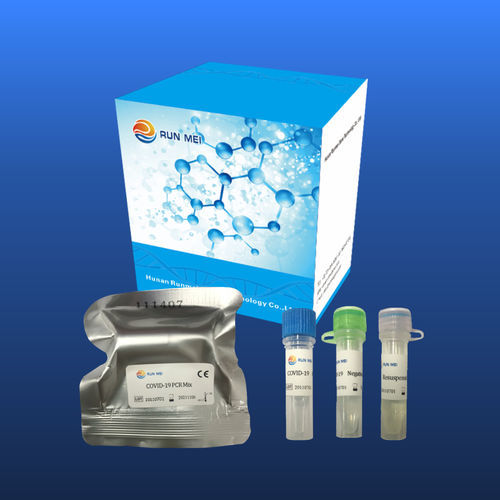 Kit de reactivos en solución - HUNAN RUNMEI GENE TECHNOLOGY CO.,LTD - solución tampón / para PCR / liofilizado