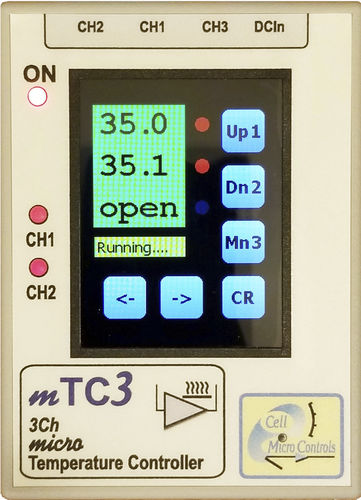 Controlador de temperatura - mTC3  - Green leaf Scientific - médico / digital