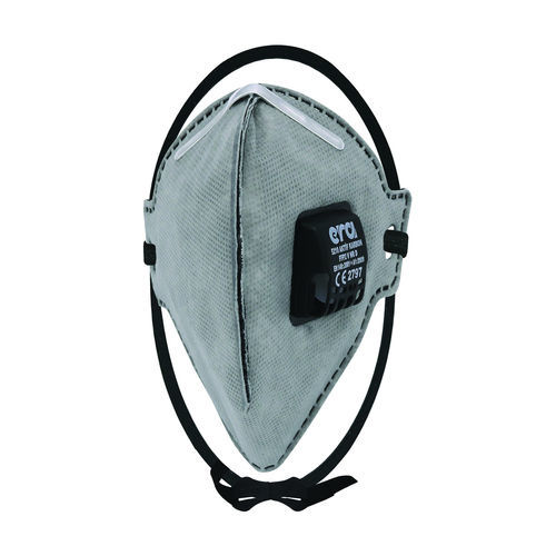 Mascarilla respiratoria con filtro de carbón activado - 5210 V NR D - Global Solutions - FFP2 / con válvula de espiración / gris