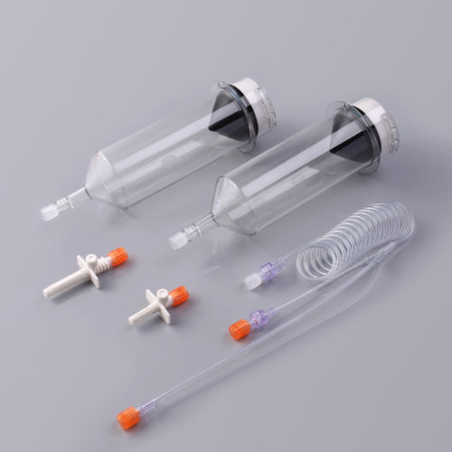 Jeringa para productos de contraste - C01-040-10 - Shenzhen Seacrown Electromechanical - desechable / estériles