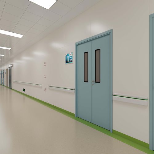 Puerta de hospital - Shenzhen Seacrown Electromechanical - abatible / doble