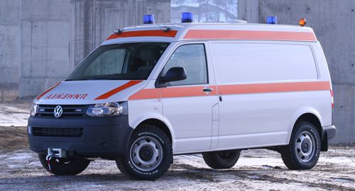 Furgón ambulancia - Volkswagen Transporter - DELTAMED SRL - tipo B / todoterreno / mecánica