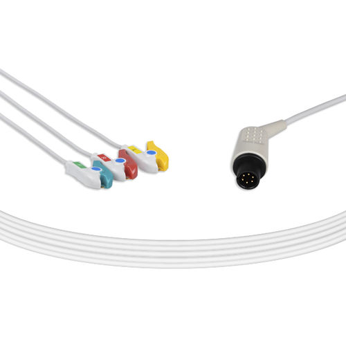 Cable de ECG médico - 2340P-I - Unimed Medical Supplies - 3 hilos / para Philips / para GE Healthcare