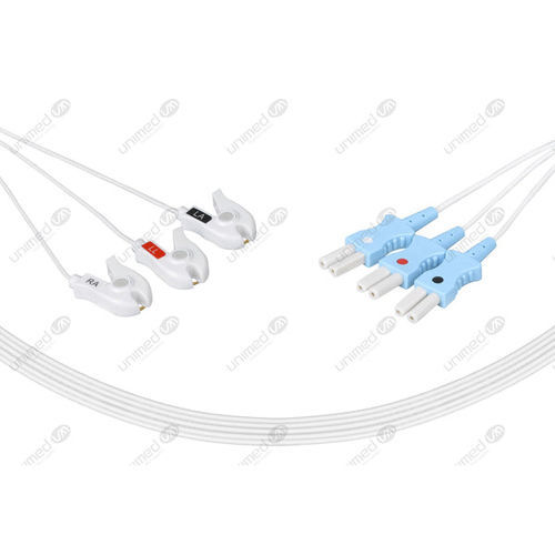 Cable de ECG médico - SLB3-90DP - Unimed Medical Supplies - 3 hilos