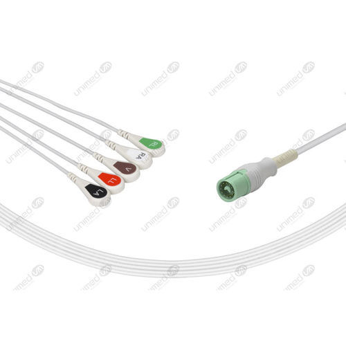 Cable de ECG médico - 2559S - Unimed Medical Supplies - 5 derivaciones / para Mindray / para Fakuda Denshi