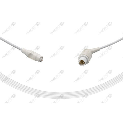 Cable IBP conectable - BC-6P-BB - Unimed Medical Supplies - para Philips / para Mortara / para Edan