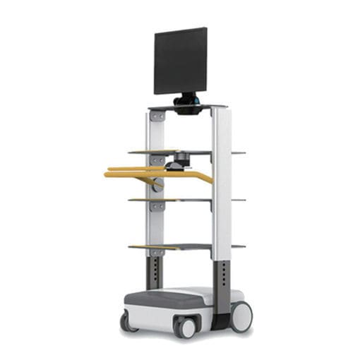 Carro quirúrgico - Hotry - para endoscopio / 3 estantes
