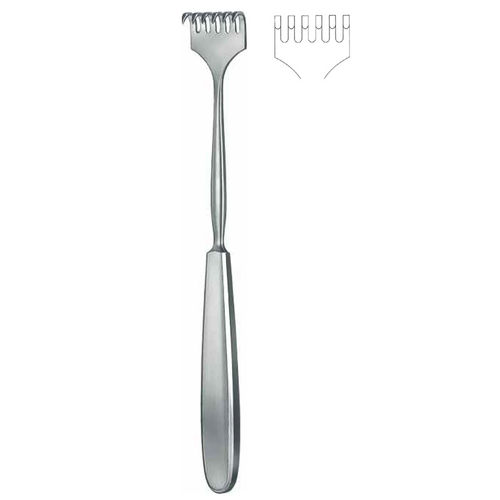 Retractor de piel - M-211-06 - Medicta Instruments - para cirugía / de acero inoxidable / apto para autoclave
