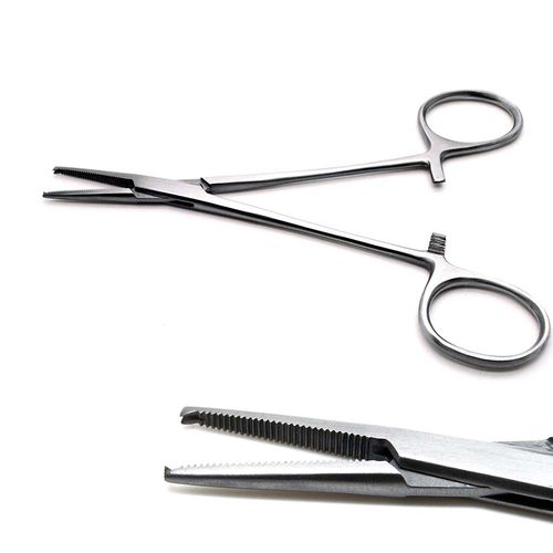Pinza quirúrgica - M-14-07 - Medicta Instruments - abrazadera / de Kocher / dentada