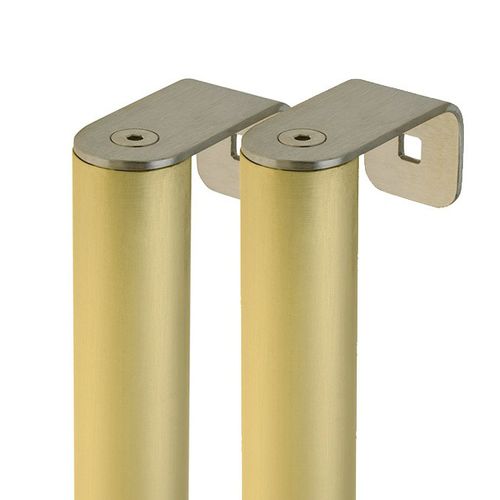 Asidero de puerta de hospital - 10 543 series - LEBRONZE ALLOYS - Steriall - antibacterias