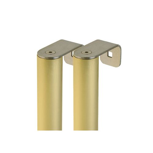 Asidero de puerta de hospital - 10 542 21 - LEBRONZE ALLOYS - Steriall - antibacterias