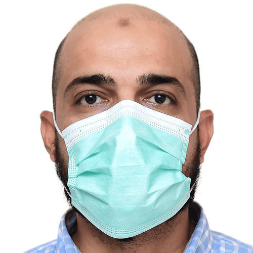 Mascarilla quirúrgica de tipo IIR - FVSurgical - para adulto / caja de 50 / verde
