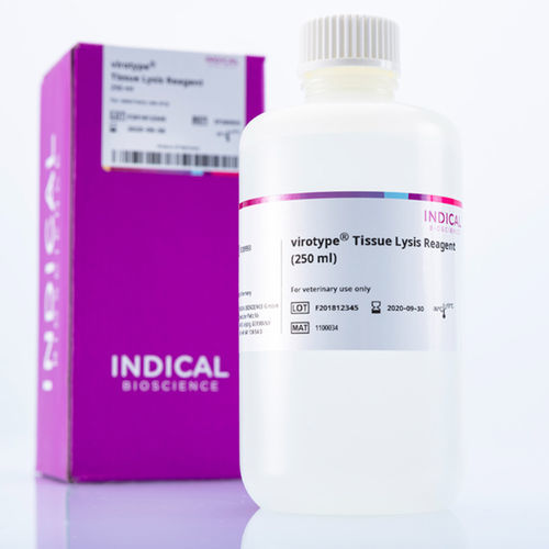 Reactivo de laboratorio veterinario - virotype Tissue Lysis Reagent - INDICAL BIOSCIENCE GmbH - medio reactivo / solución tampón / ácido nucleico