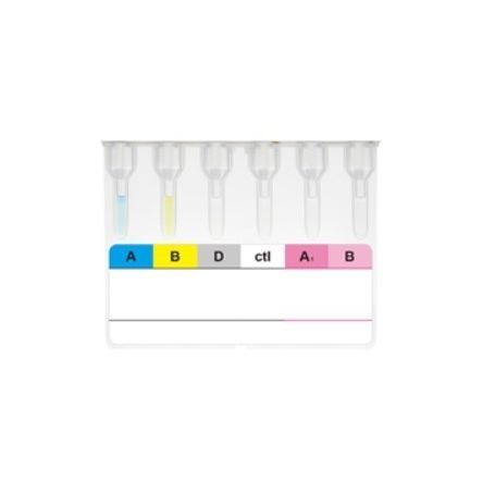 Kit de prueba de agrupamiento sanguíneo - DiaClon ABO/D+ - Beijing Strong Biotechnologies, Inc - de factor reumatoide / para antígenos