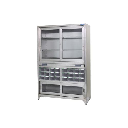 Armario para instrumental - SWIC-02 - Sungwon Industry co, Ltd - de hospital / con estante / de acero inoxidable