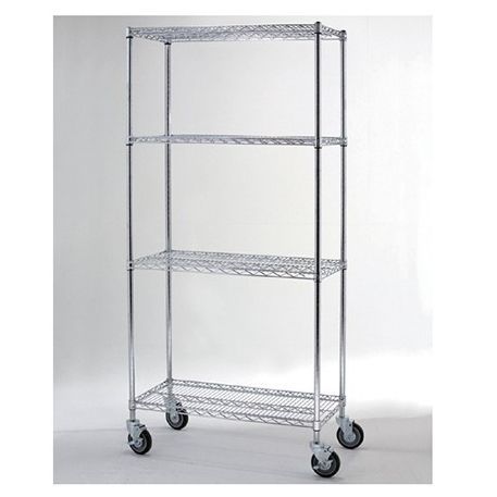 Carro médico - SW-WC910S - Sungwon Industry co, Ltd - multifunción / de acero inoxidable / 4 estantes