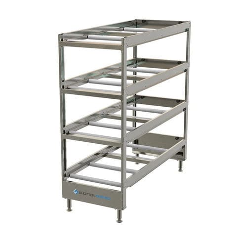 Scaffalatura di stoccaggio para camillas mortuorias - Shotton Parmed - de acero inoxidable