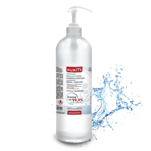 Solución hidroalcohólica 80 % - FLASK - Alsace Protection - 1.000 ml