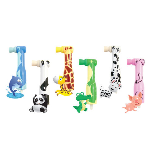 Contraángulo para profilaxis dental - FUNimals™ - Pac-Dent - pediátrico / de aire / mini