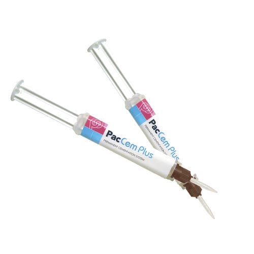 Adhesivo dental para inlays dentales - PacCem Plus™ - Pac-Dent - para onlays dentales / para anillos ortodónticos / para prótesis dentales