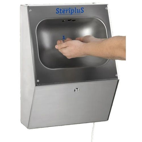Dispensador de solución hidroalcohólica de pared - STERIPLUS INOX - Peroxymed - automático