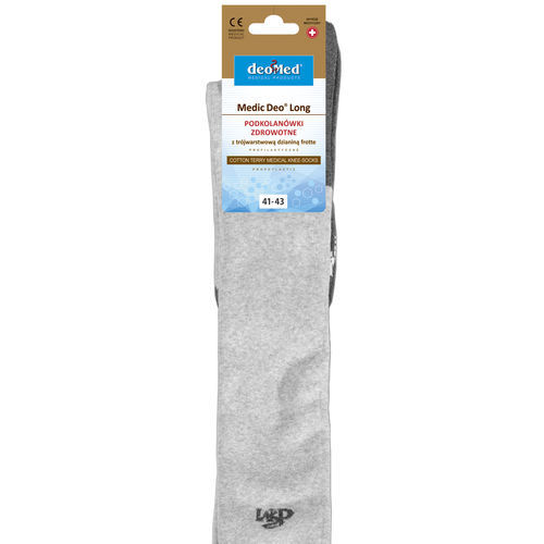 Calcetín para diabéticos de algodón - Medic Deo® Long - DEOMED® - antideslizante
