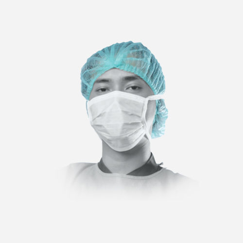 Gorro médico abombado - Mobcap - Maesindo Indonesia - de polipropileno / desechable / transpirable