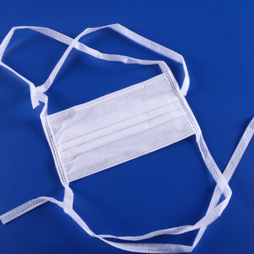 Mascarilla de protección semimáscara - Tie-On - Maesindo Indonesia - blanca / azul / verde