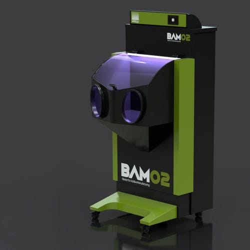 Sistema de postratamiento para la fabricación aditiva - BAM - Ferro EcoBlast Europe