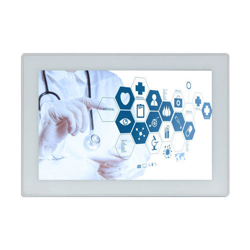 Panel PC médico Intel® Atom™ - MEDS-P1001 - Portwell, Inc. - con tecnología RFID / sin ventilador