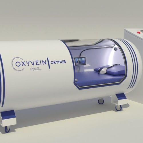 Cabina hiperbárica oxigenoterapia - Oxyhub - Oxyvein Hyperbaric - con ruedas / monoplaza