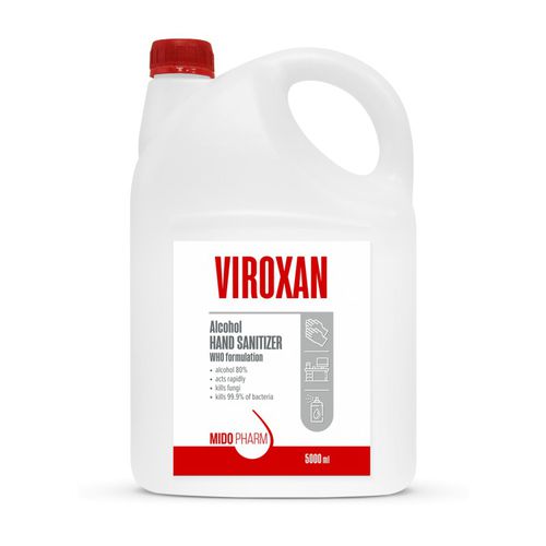 Solución hidroalcohólica 80 % - VIROXAN - MidoPharm - 5.000 ml