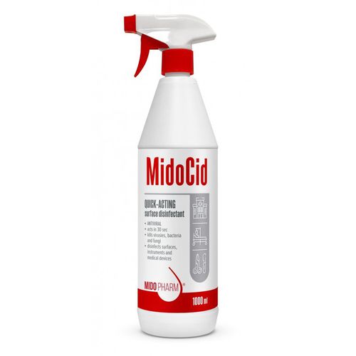 Desinfectante para suelos y superficies - MidoCid - MidoPharm - líquido / 1000 mL