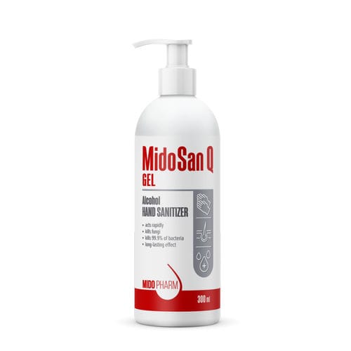Solución hidroalcohólica 70 % - MidoSan Q - MidoPharm - 300 ml