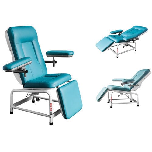 Sillón para extracción de sangre manual - 1151 - ESSCO - de 3 secciones / fijo
