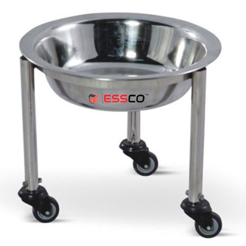Portacuencos con ruedas - 832 - ESSCO - de acero inoxidable