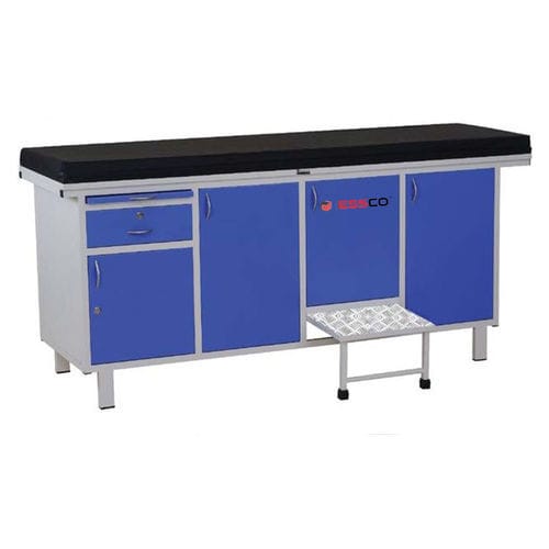 Mesa de exploración general - 255 - ESSCO - manual / con espacio de almacenamiento / de 1 sección