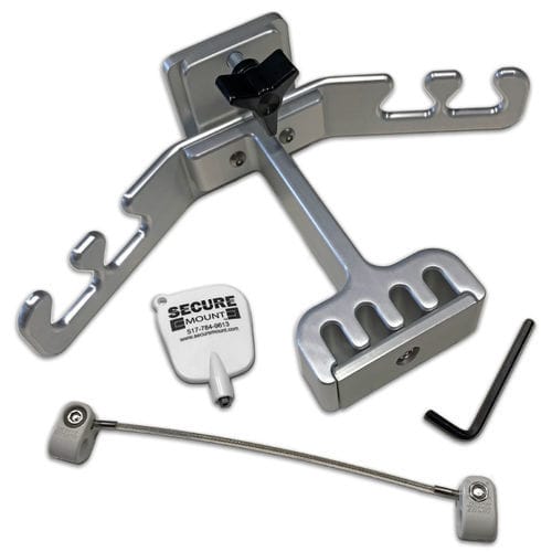 Gestor de cables montado en barra - SM07-CMS-TRK - Secure Mount - 4 plazas / de aluminio