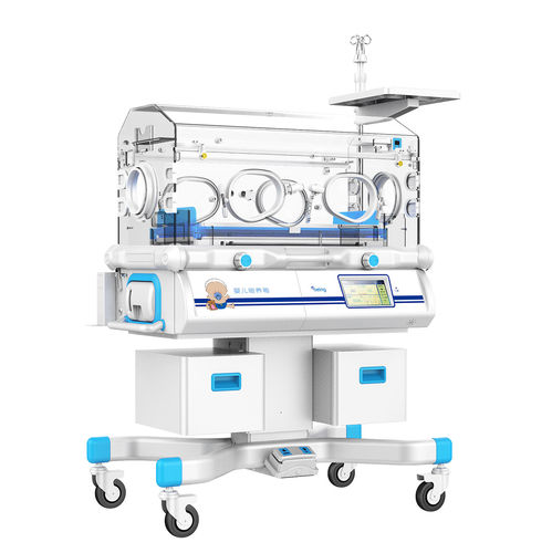 Incubadora neonatal con ruedas - BIN-4000A/B/C - Being Technology - de altura variable / con pantalla táctil / con pedal
