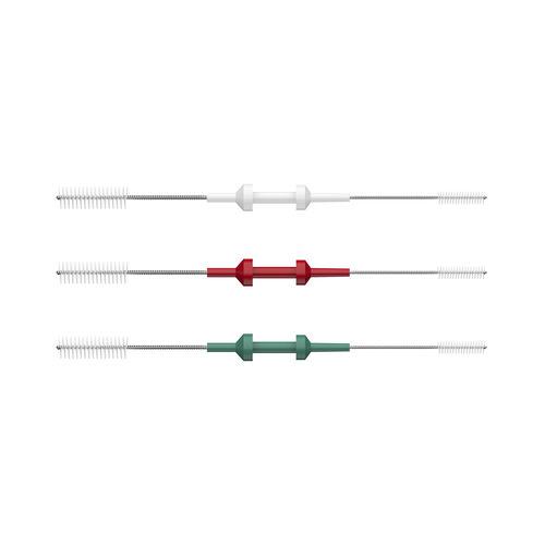 Cepillo de limpieza para endoscopio - ATE-SQS-5*10*160 - Jiangsu Ate Medical Technology - de plástico / de doble cabezal / no estéril