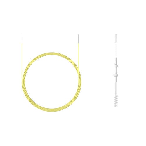 Cepillo de limpieza para endoscopio - ATE-QJS series - Jiangsu Ate Medical Technology - de plástico / de doble cabezal / no estéril
