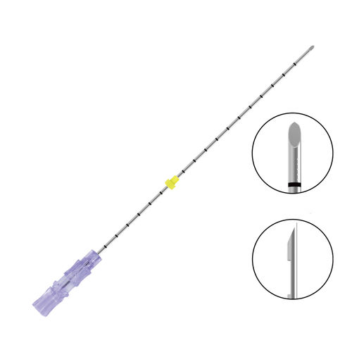 Aguja de biopsia histológica - SLOTTING - Shanghai SA Medical & Plastic Instruments - para biopsia de tejidos blandos / de biopsia citológica / ecogénica