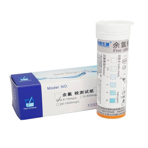 Tira de prueba para análisis de agua - Hangzhou Lohand Biological Technology Co., Ltd. - de cloro / de cloruro