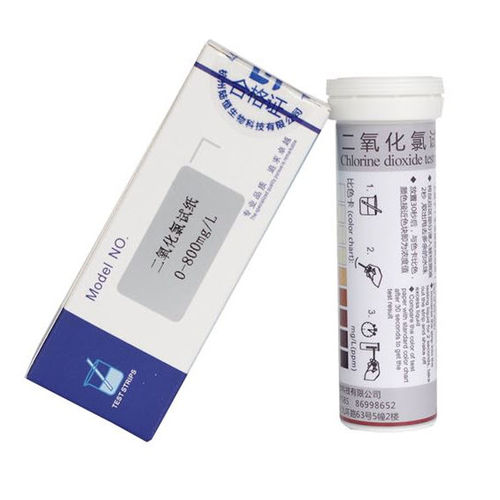 Tira de prueba para análisis de agua - LH1019 - Hangzhou Lohand Biological Technology Co., Ltd. - para dióxido de cloro / para agua / de colorimetric
