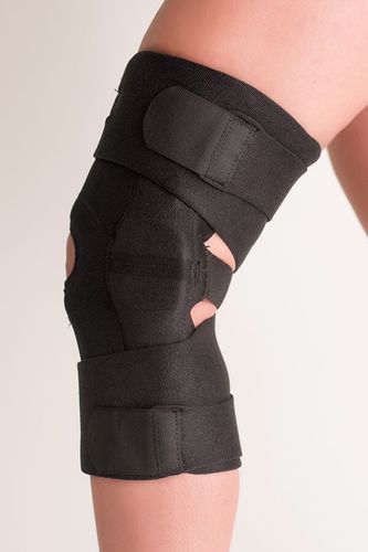 Órtesis de rodilla - Wrap™ - Dr Medical - con abertura en la rodilla / con almohadilla rotuliana / articulada