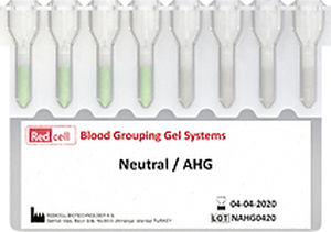 Kit de prueba de agrupamiento sanguíneo - RCNAHG - Redcell Biotechnology - para anticuerpos / de sangre