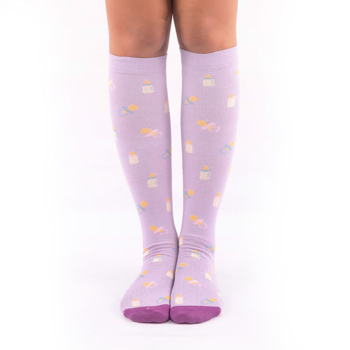 Medias de compresión para la prevención del tromboembolismo venoso - 000310 - Enfermania - para mujer / S / L