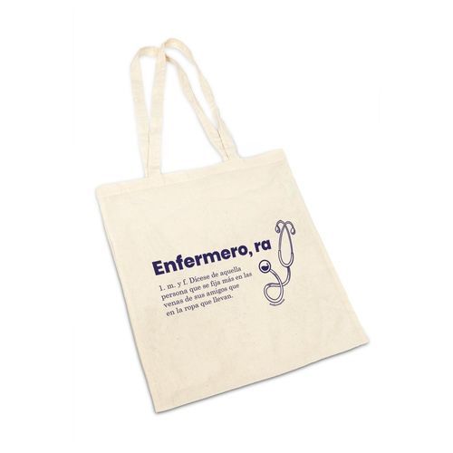 Bolsa para objetos personales - 000220 - Enfermania - para enfermeros / bandolera / de algodón