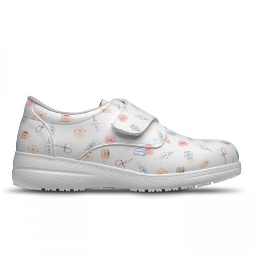 Zapato hospitalario para mujer - 00202 series - Enfermania - transpirable / blanco